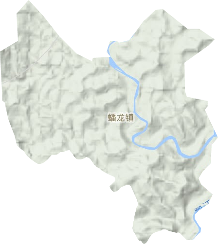 蟠龙镇地形图