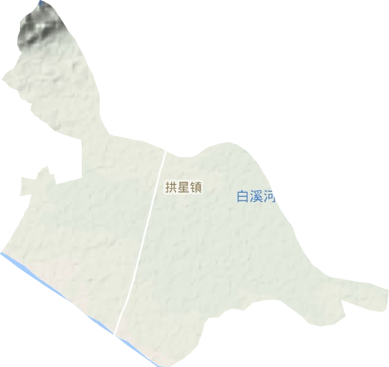 拱星镇地形图