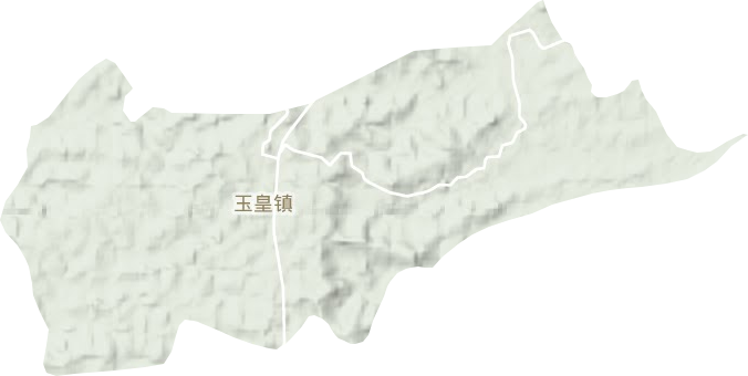 玉皇镇地形图