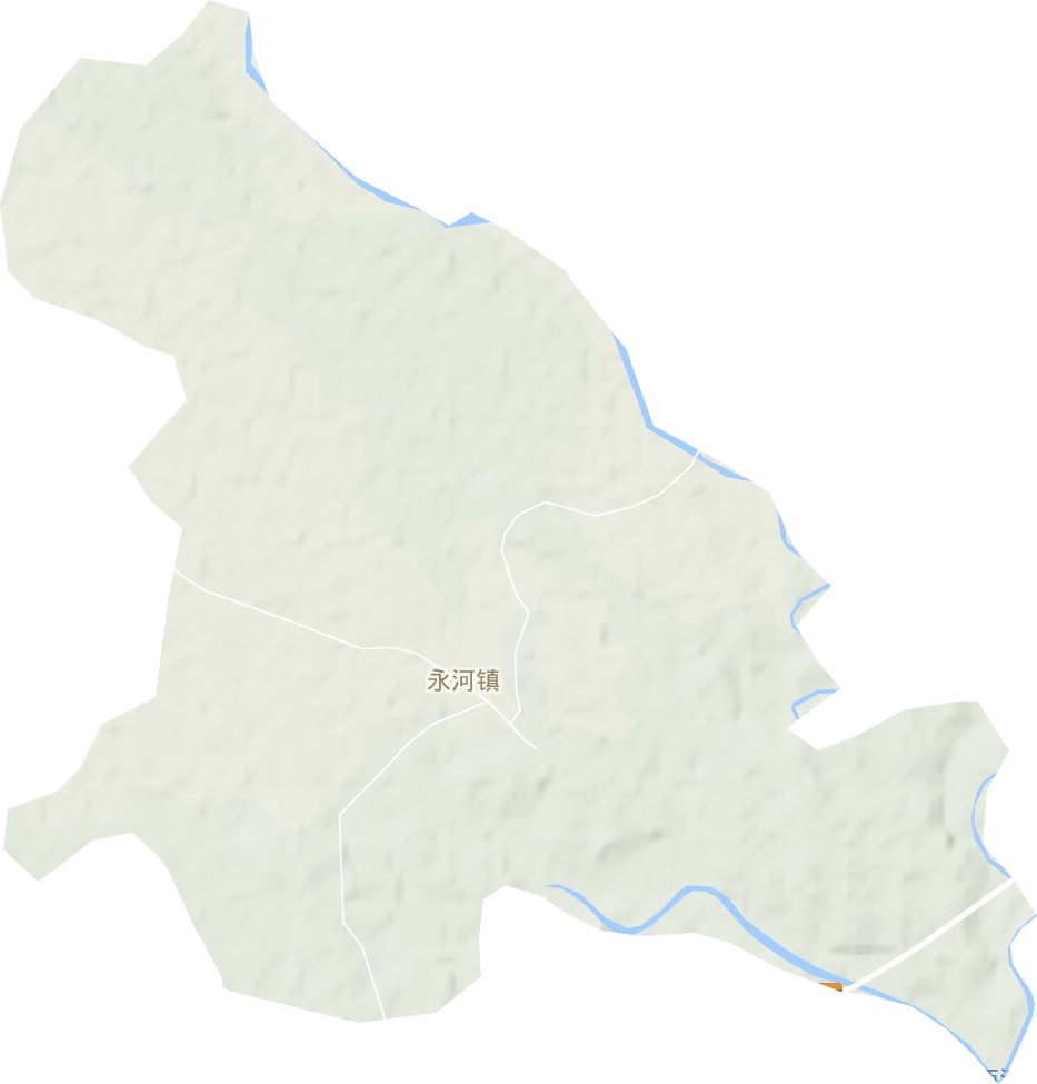 永河镇地形图