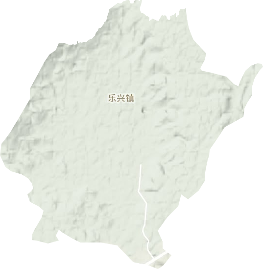 乐兴镇地形图