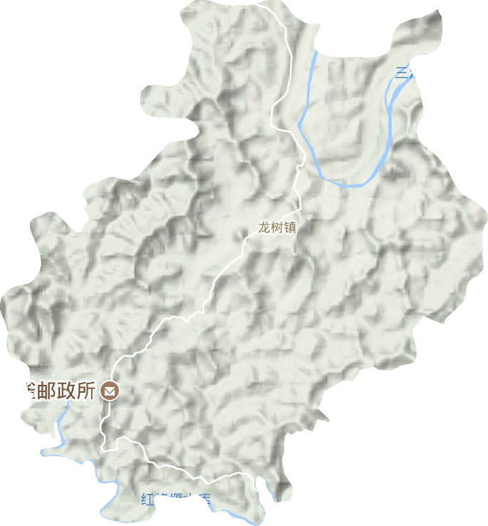 龙树镇地形图