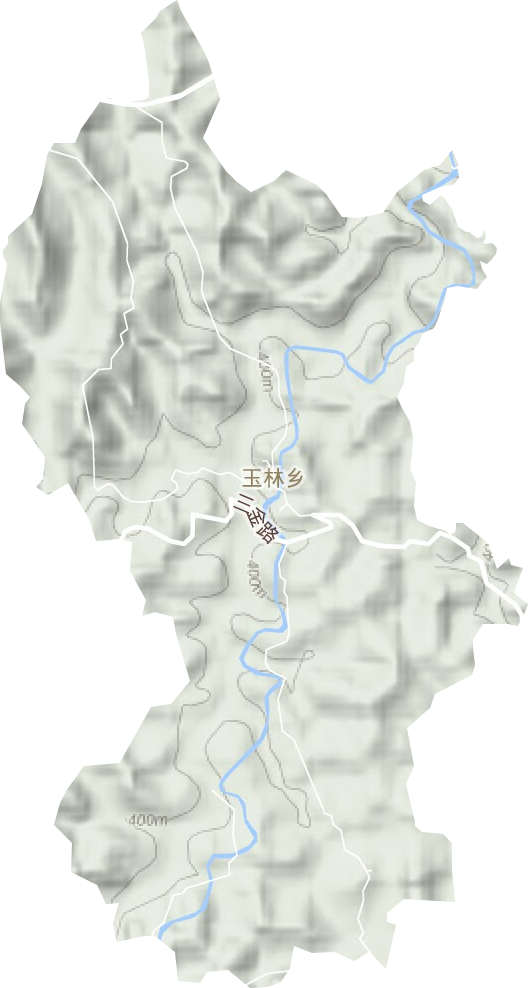 玉林乡地形图