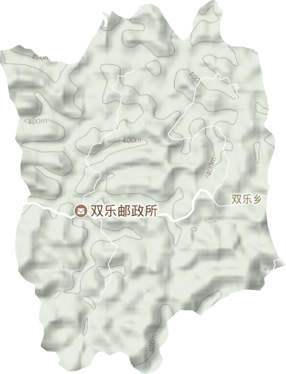双乐乡地形图