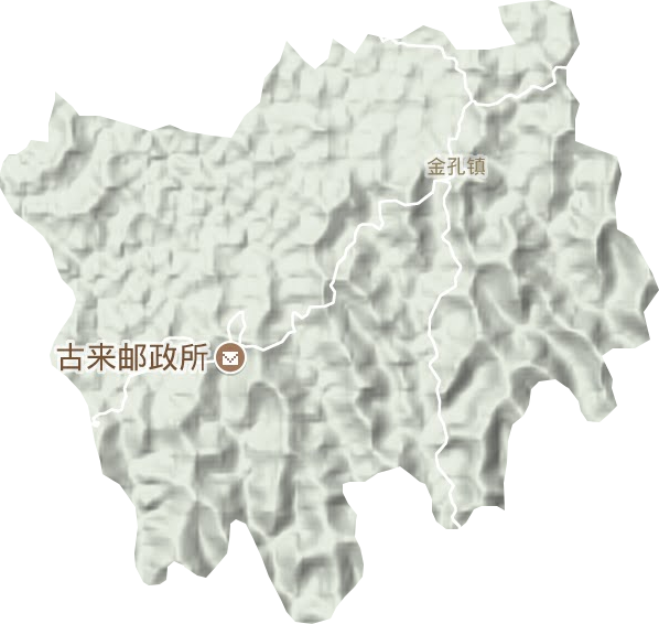 金孔镇地形图