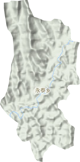 永泰乡地形图