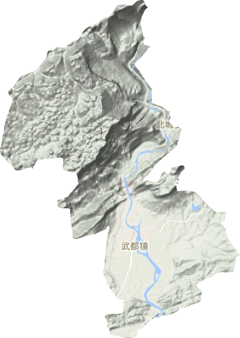 武都镇地形图