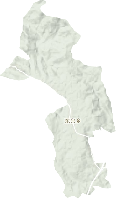 东兴乡地形图