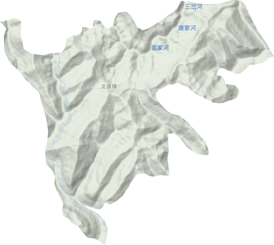 龙源镇地形图