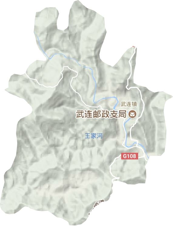 武连镇地形图