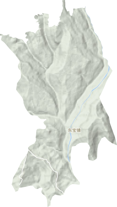 东宝镇地形图