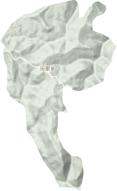 田家乡地形图