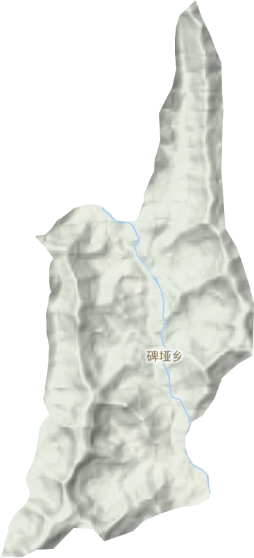 碑垭乡地形图