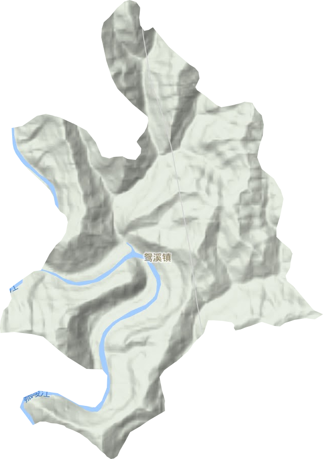 鸳溪镇地形图