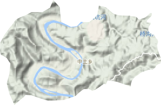 中土乡地形图