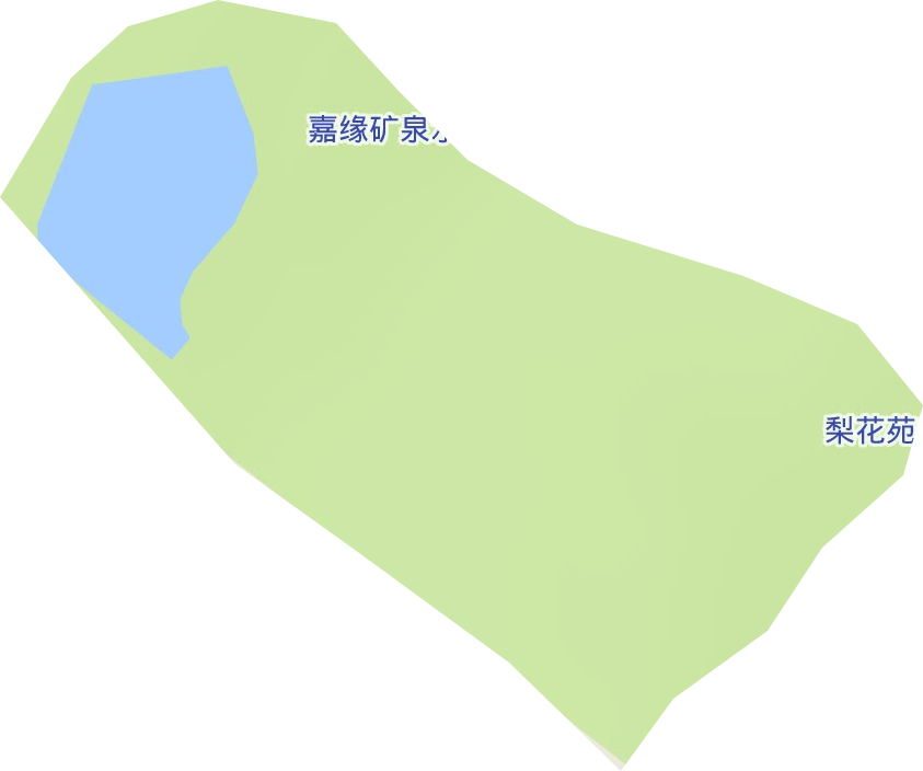 苍溪县良种场地形图