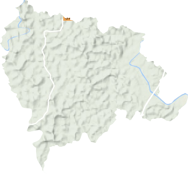 安居镇地形图