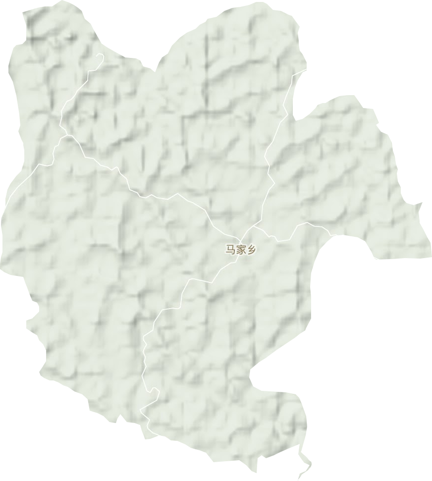 马家乡地形图