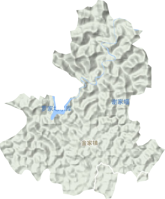 金家镇地形图