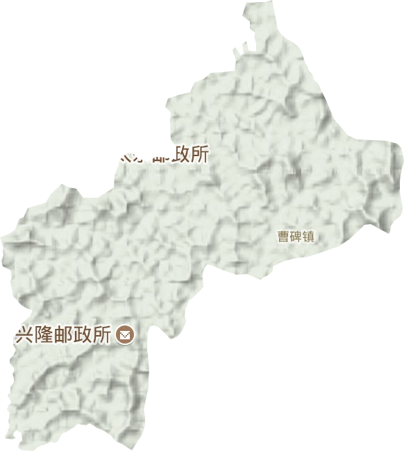 曹碑镇地形图