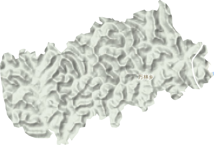 万林乡地形图