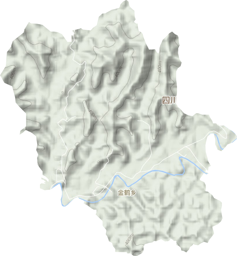 金鹤乡地形图