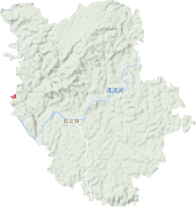 郭北镇地形图