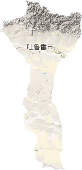 高昌区地形图