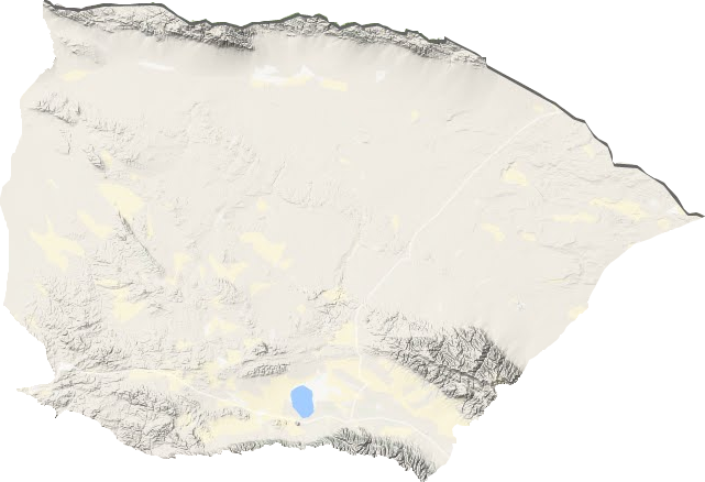 巴里坤哈萨克自治县地形图