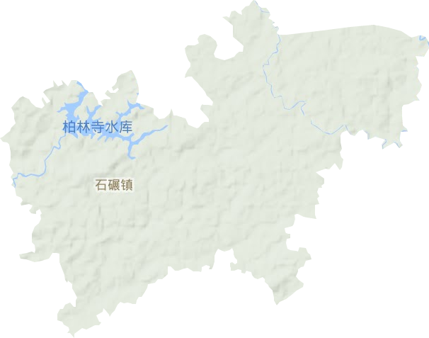 石碾镇地形图