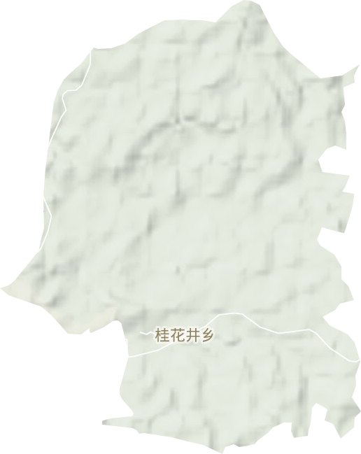 桂花井乡地形图