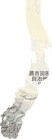 昌吉市地形图