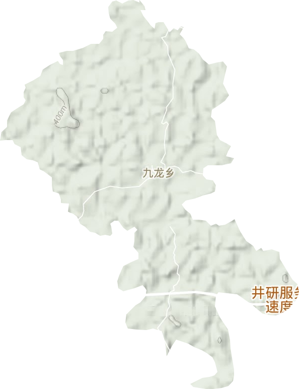 九龙乡地形图