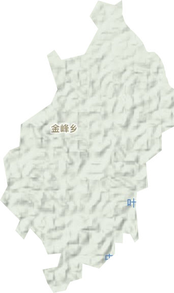 金峰乡地形图