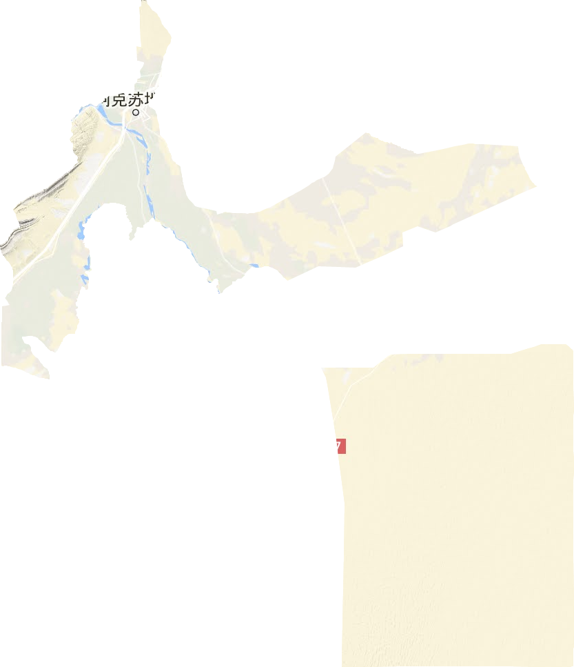 阿克苏市地形图