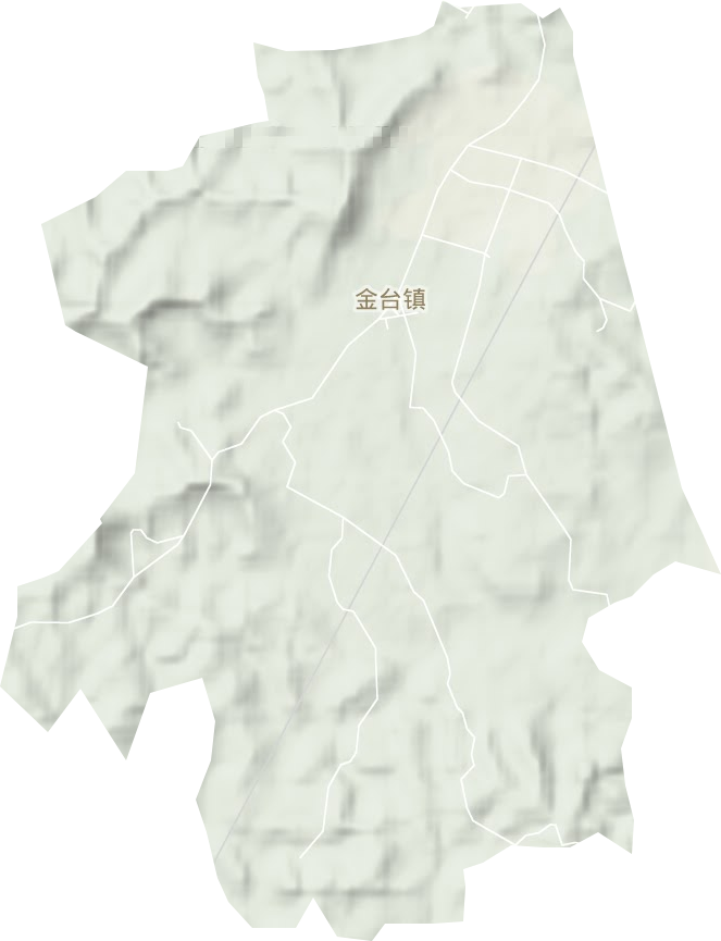金台镇地形图