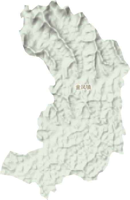 金凤镇地形图