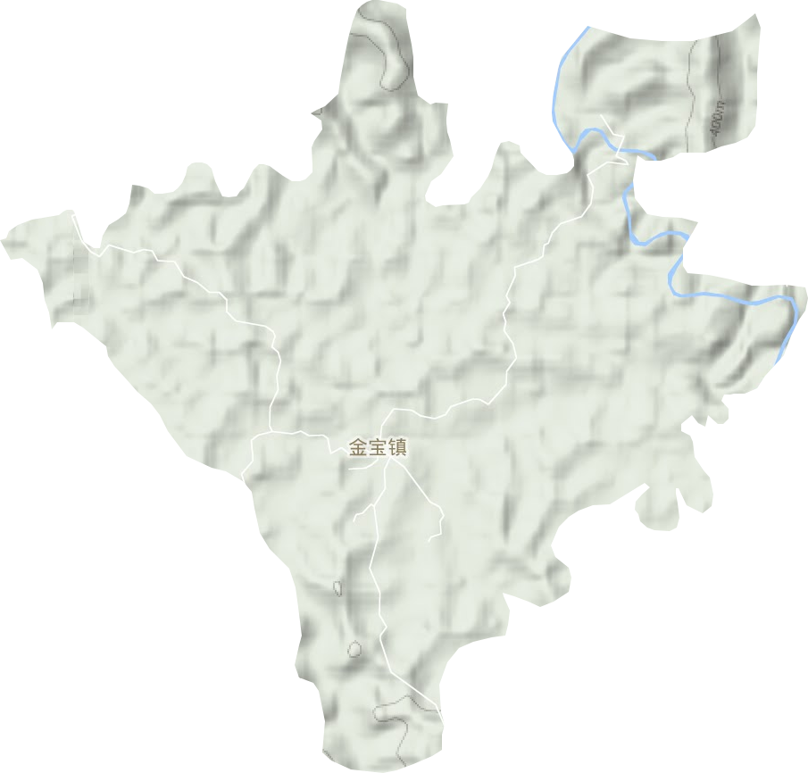 金宝镇地形图