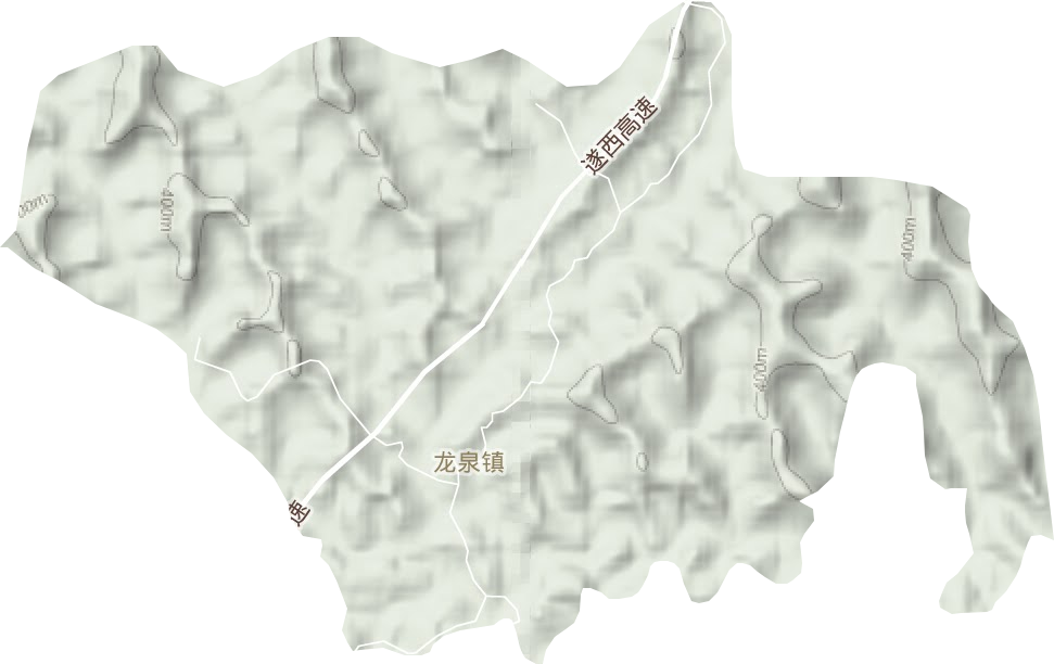 龙泉镇地形图
