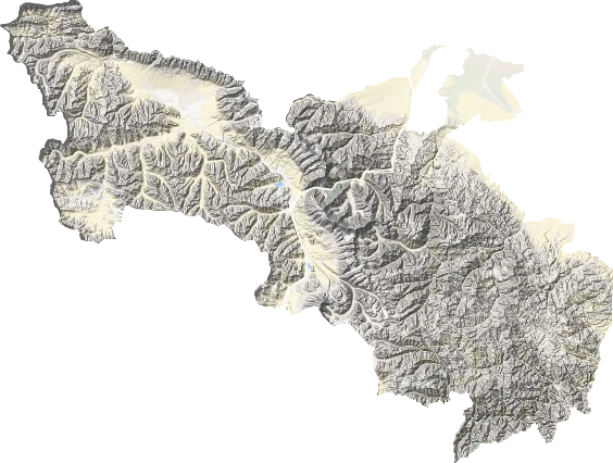 阿克陶县地形图