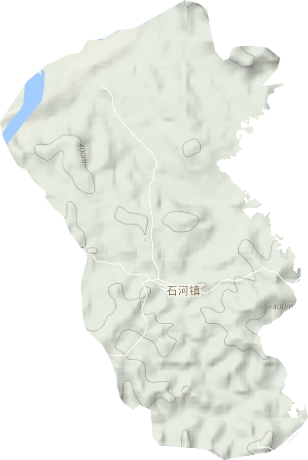 石河镇地形图