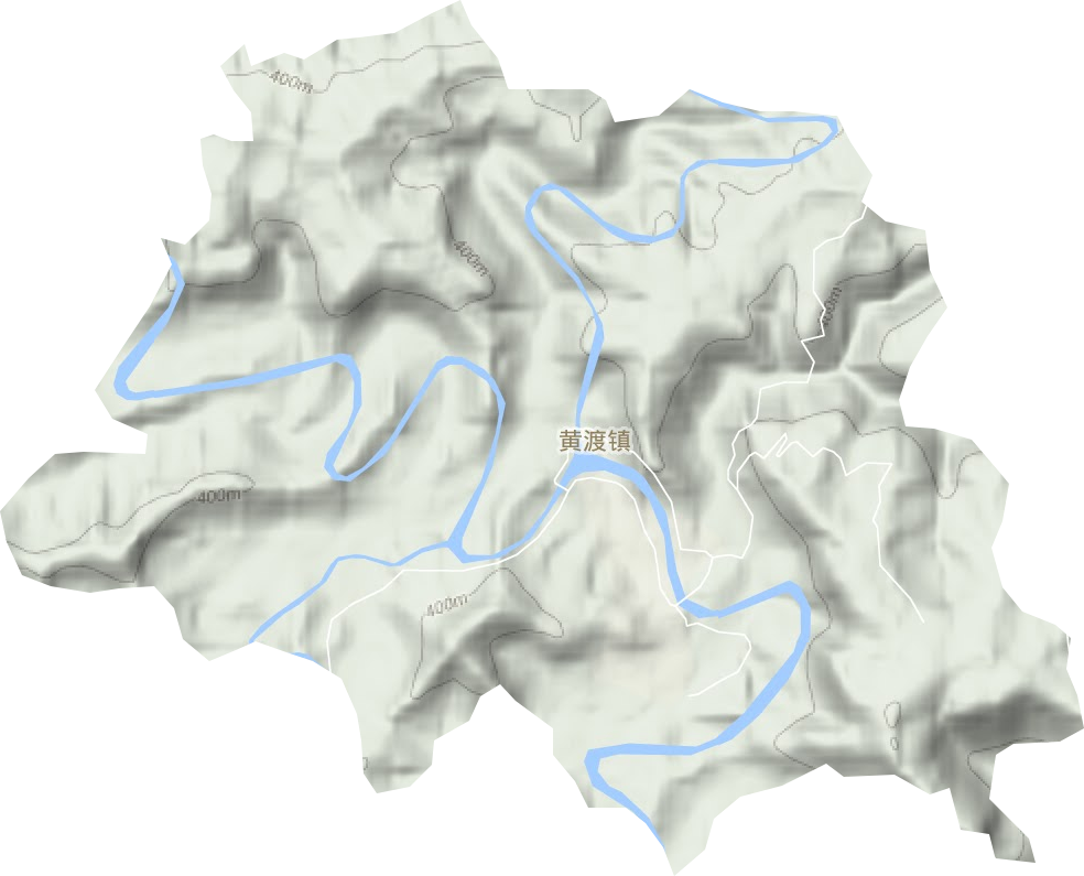 黄渡镇地形图