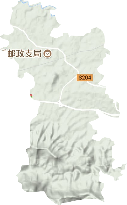 小桥镇地形图
