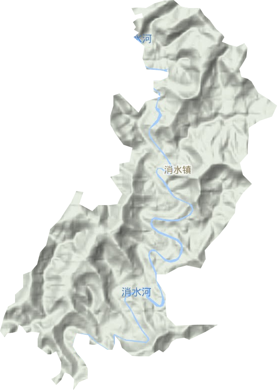 消水镇地形图