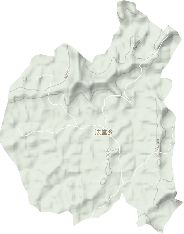 法堂乡地形图