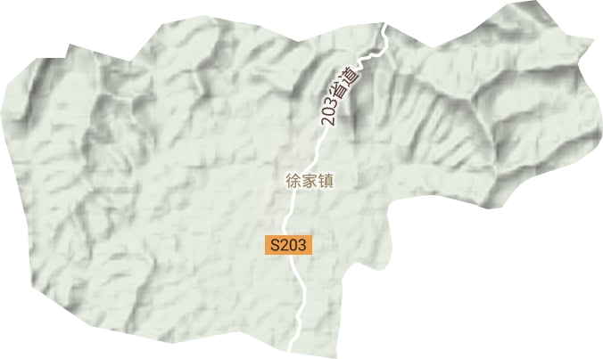 徐家镇地形图