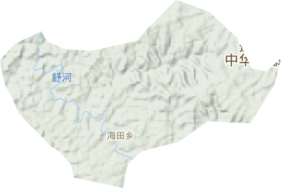 海田乡地形图