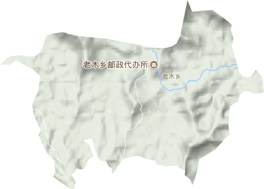 老木乡地形图