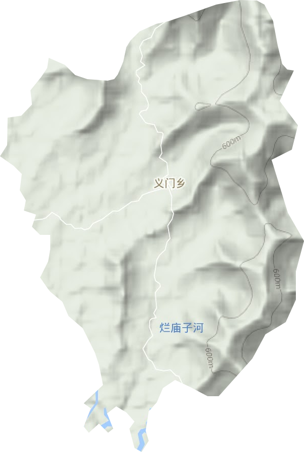 义门乡地形图