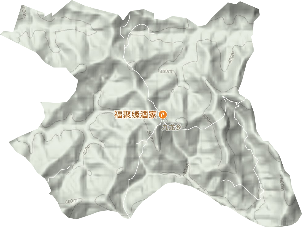 九龙乡地形图